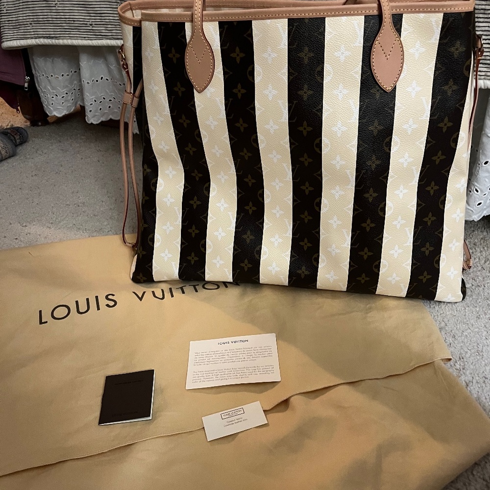 Louis Vuitton Neverfull Monogram Rayures XL